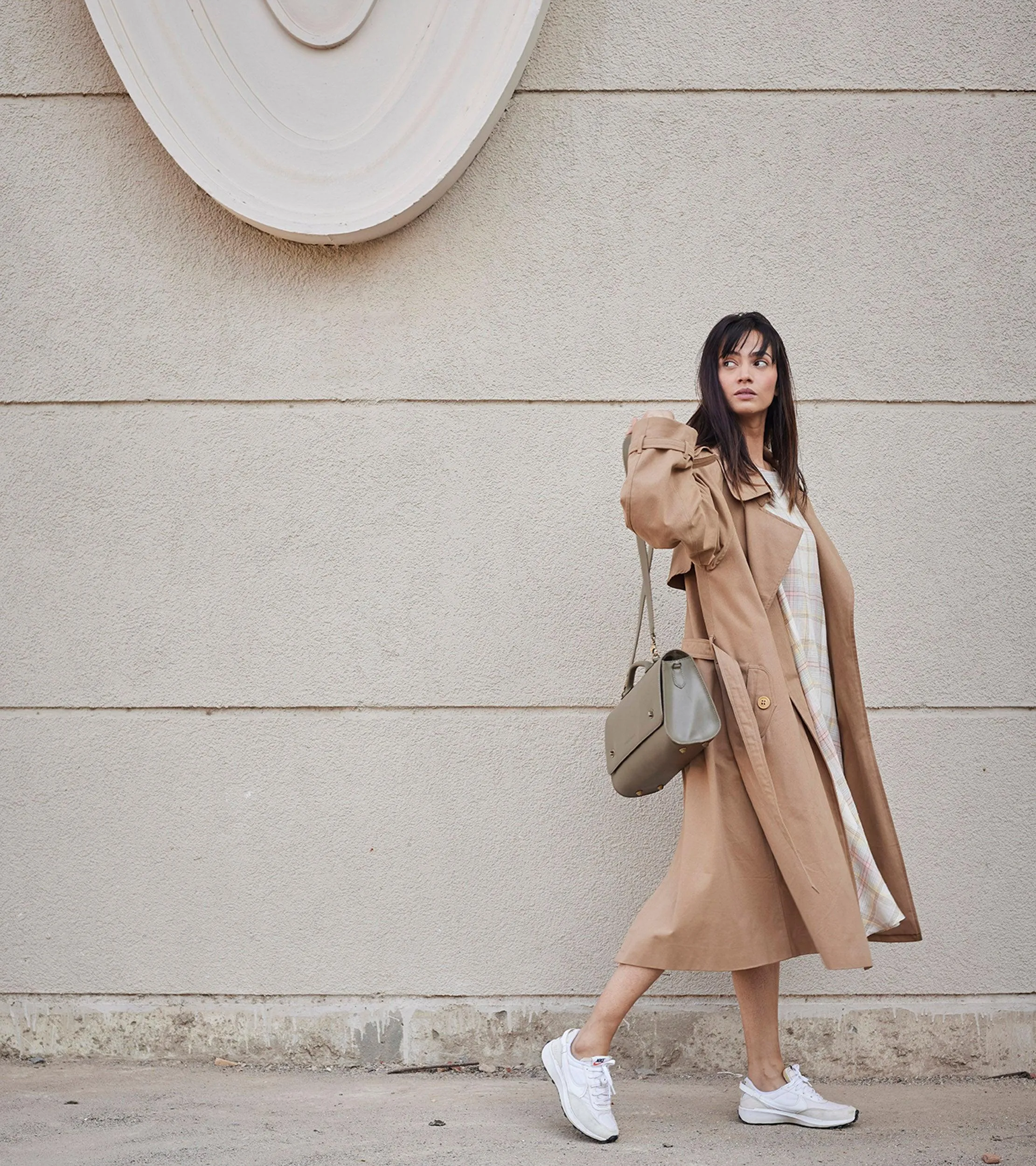 Latte Trench Coat