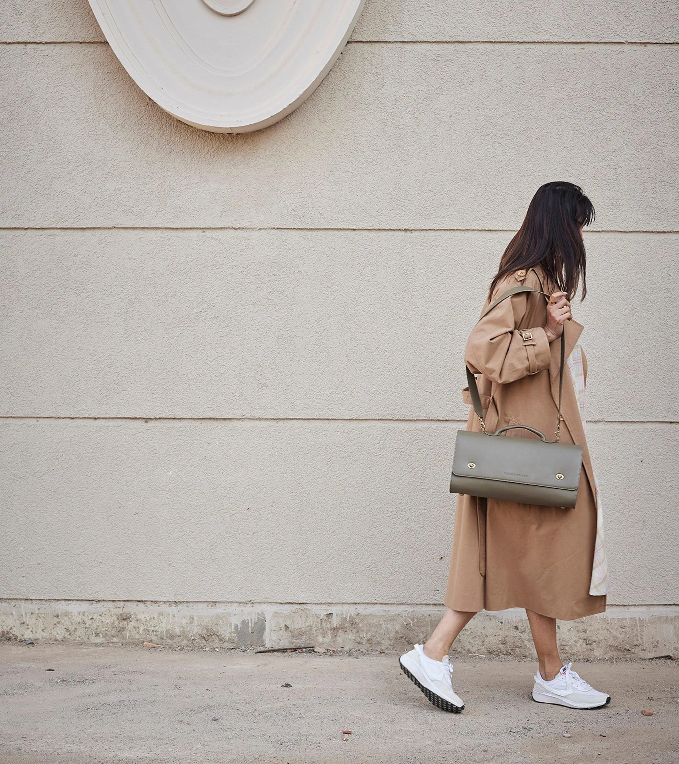 Latte Trench Coat