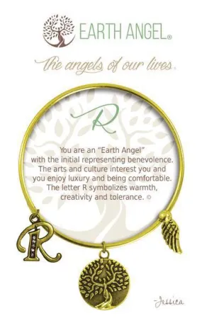 Letter R Earth Angel Bracelet