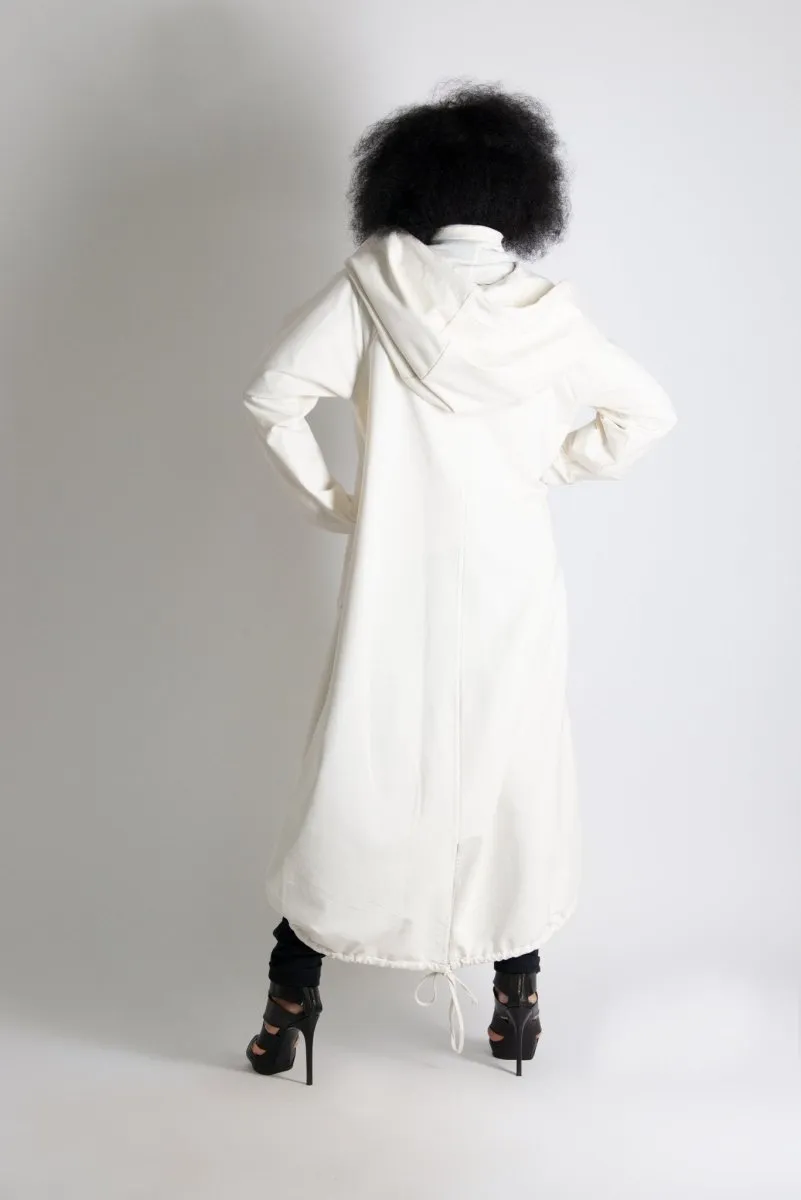 Long Hooded Zipper Sweatshirt MADISON