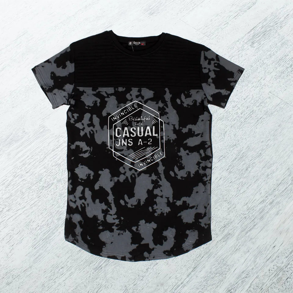 Men T-shirt- black / made in Turkey -3332