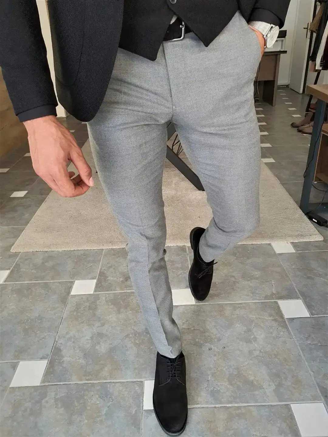 Men's Formal Dress Pants | Al Hudaibiya