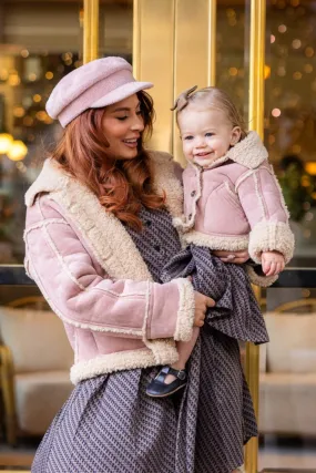 Mini Blush Coat in Pink