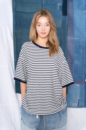Model T. Britanny Stripes Hemp & Natural Cotton