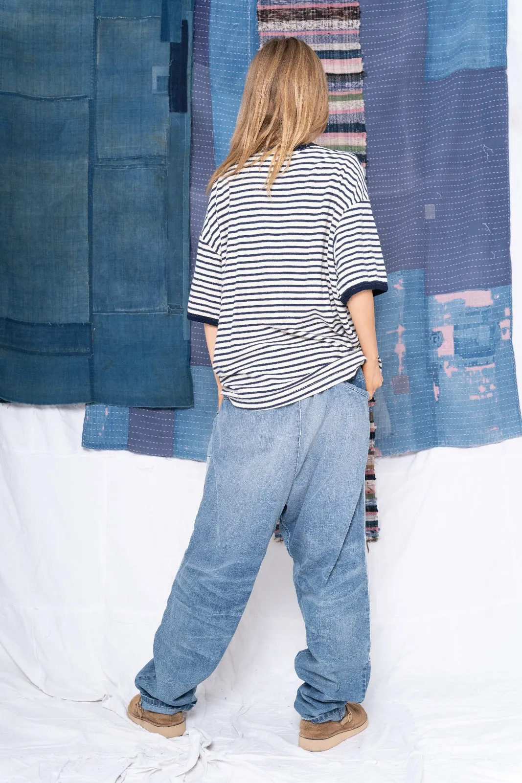 Model T. Britanny Stripes Hemp & Natural Cotton