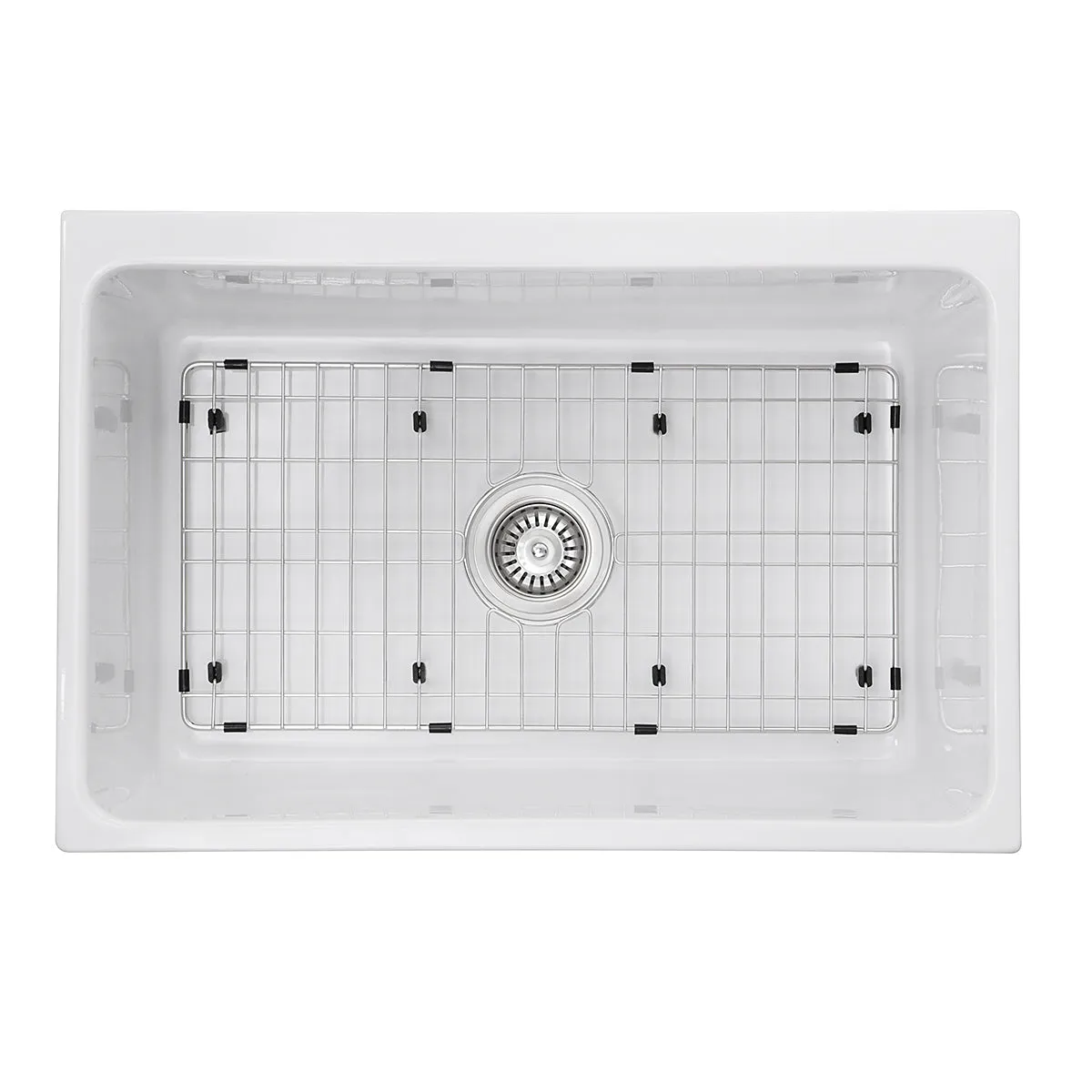 Nantucket sinks YARMOUTH-30BG 30-inch decorative apron farmhouse fireclay sink