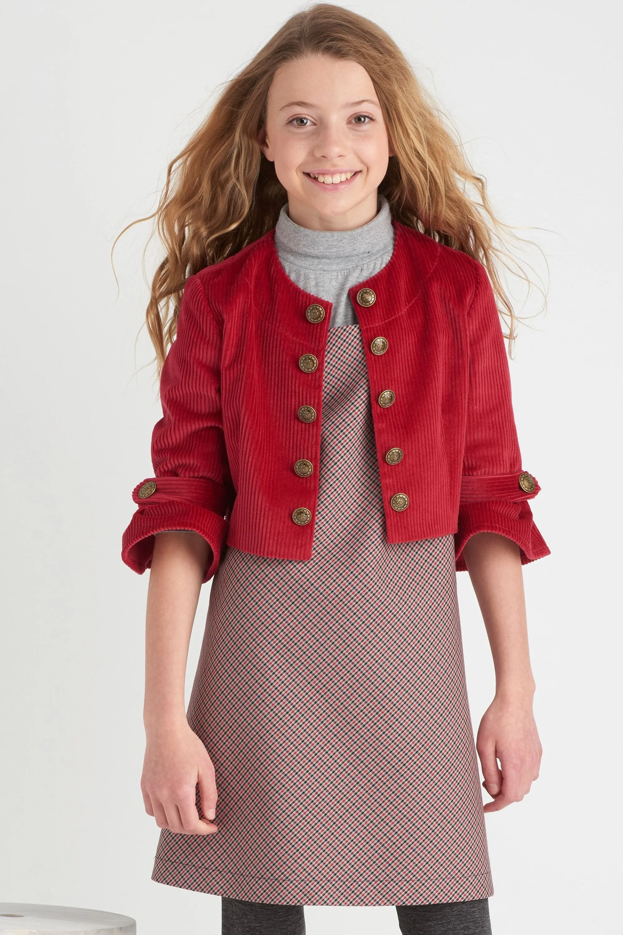NL6592 Girl's Jumper Dress and Leggings sewing pattern