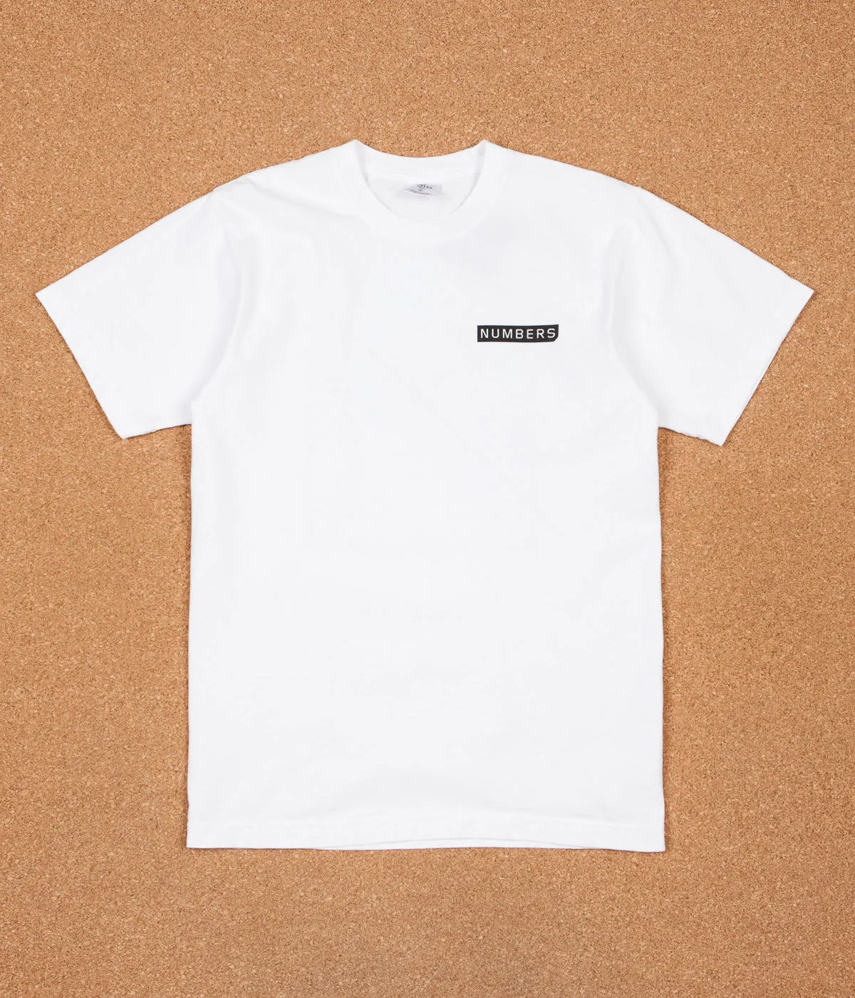 Numbers Watercolour Symbol T-Shirt - White