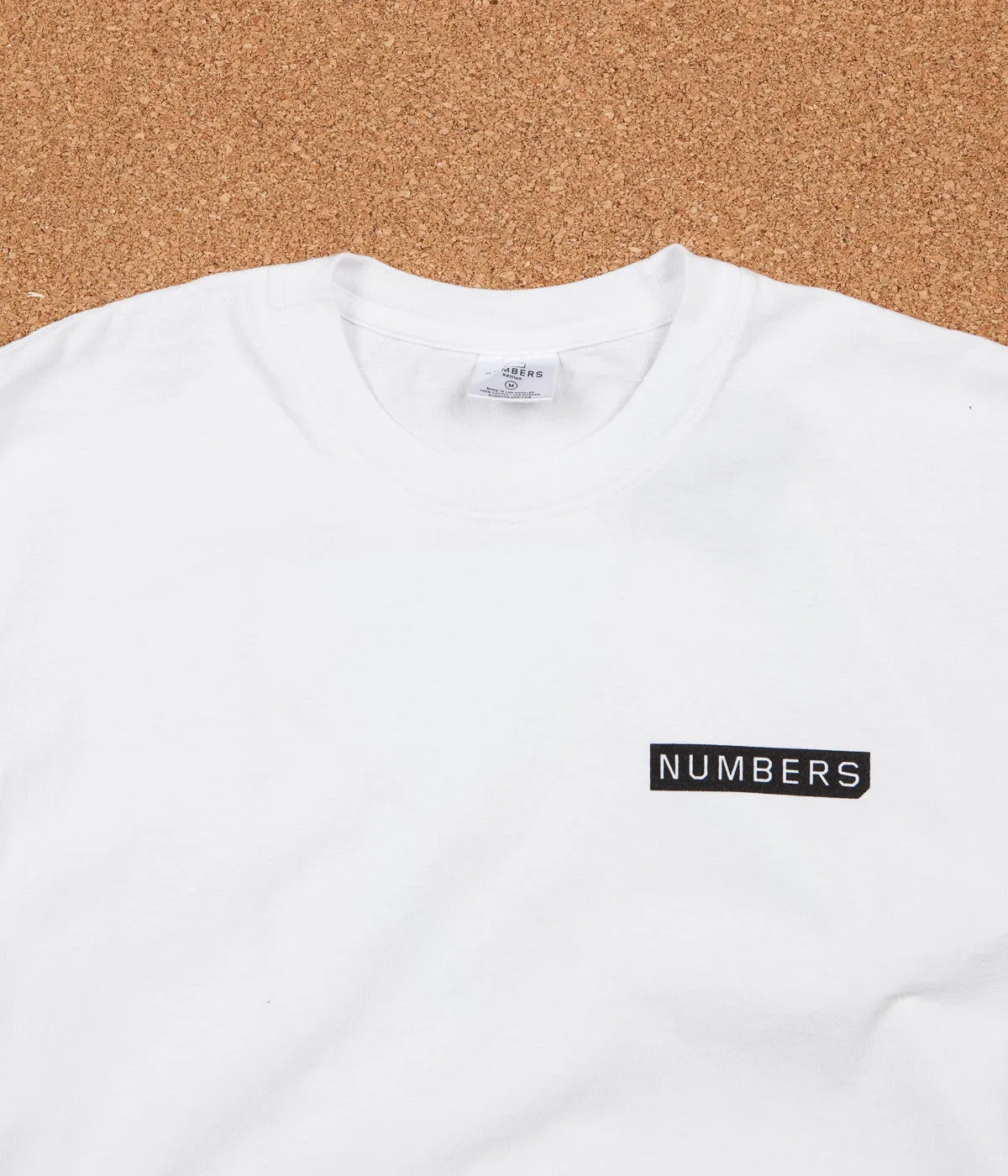 Numbers Watercolour Symbol T-Shirt - White
