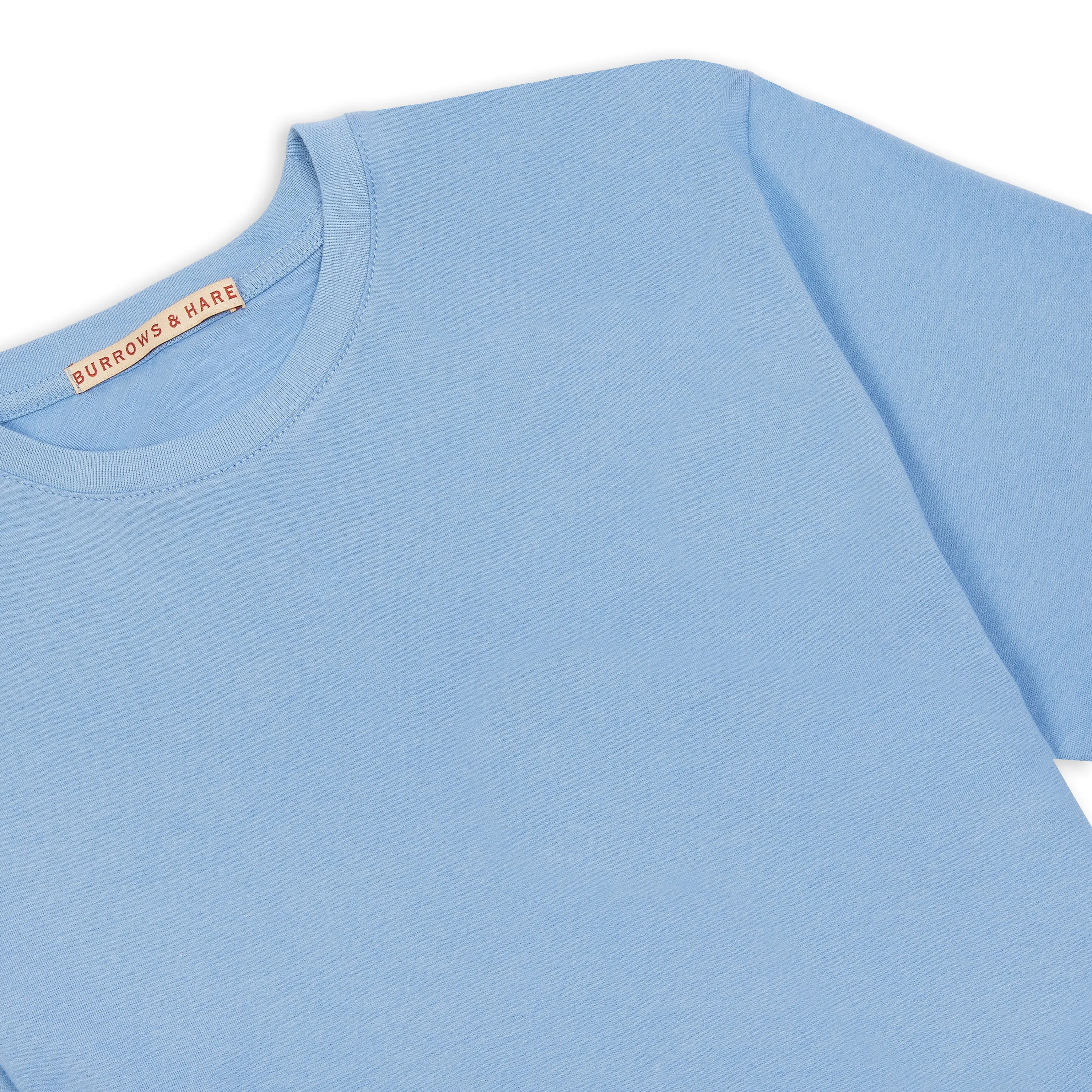 Organic Egyptian Cotton T-Shirt - Della Robbia Blue