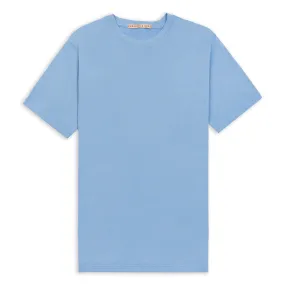 Organic Egyptian Cotton T-Shirt - Della Robbia Blue