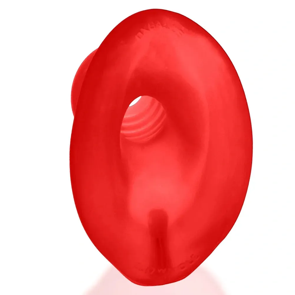 Oxballs Glowhole Hollow Buttplug with LED Insert - Large - Red Morph