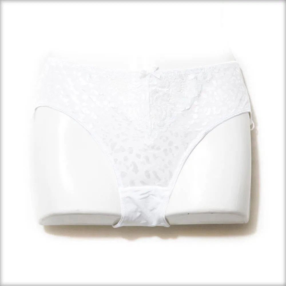 Pack of 2 Embroidered White Panty