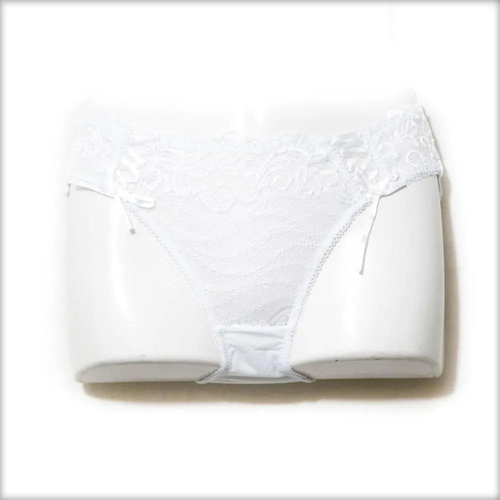 Pack of 2 Embroidered White Panty