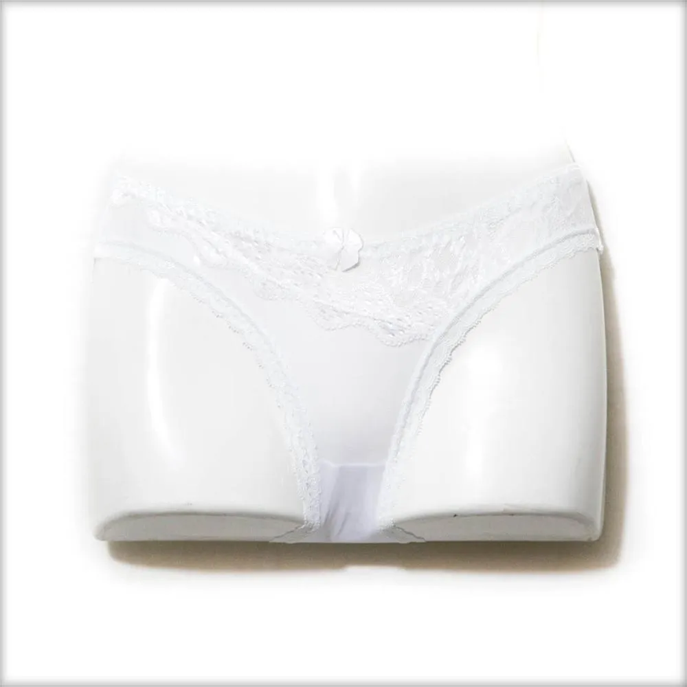 Pack of 2 Embroidered White Panty