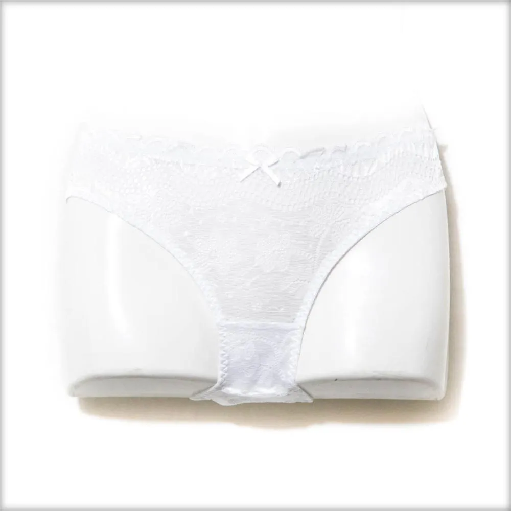 Pack of 2 Embroidered White Panty