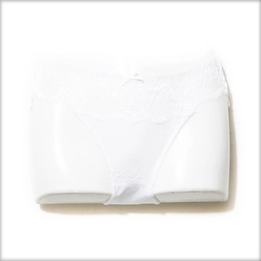 Pack of 2 Embroidered White Panty