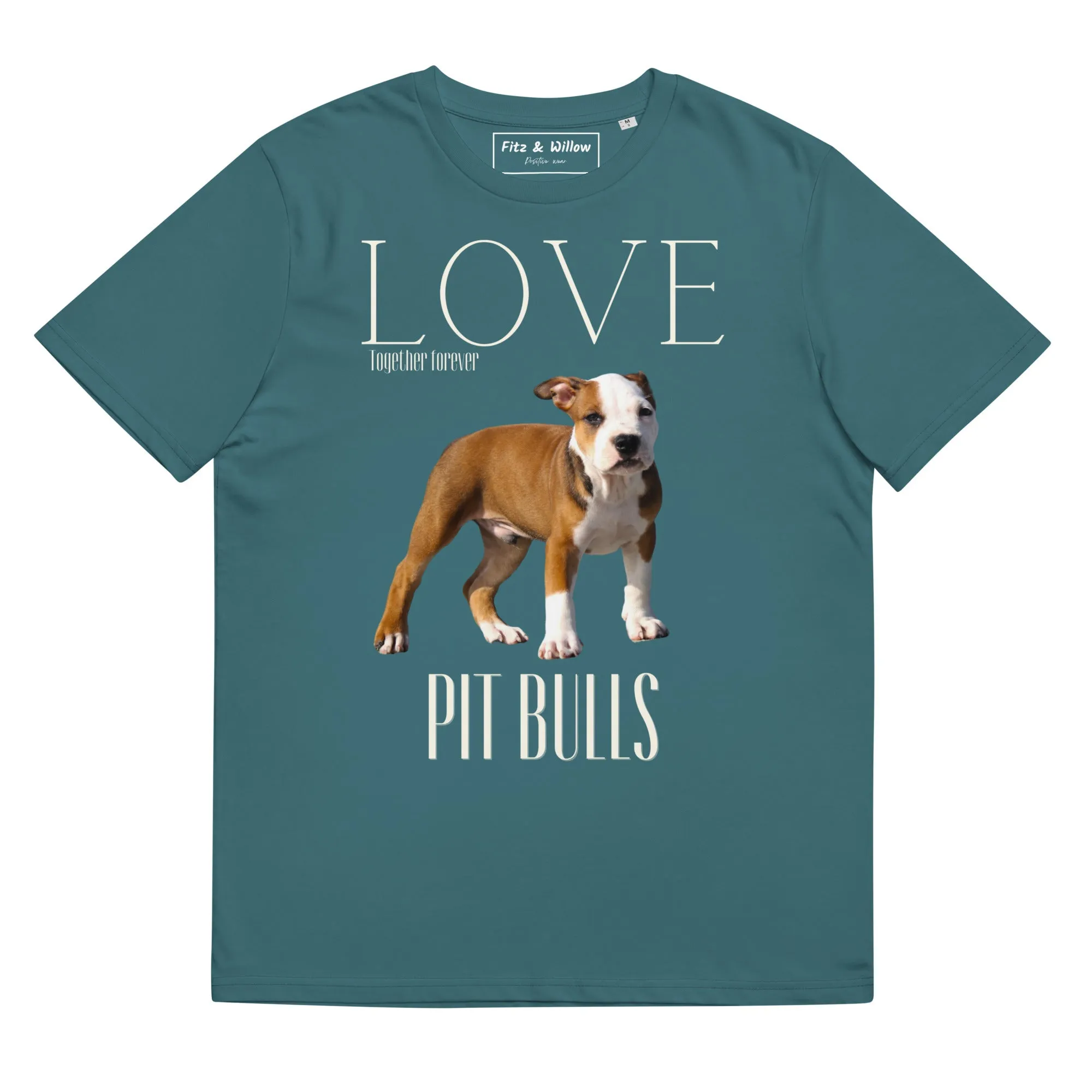 Pit Bulls lovers sustainable t-shirt