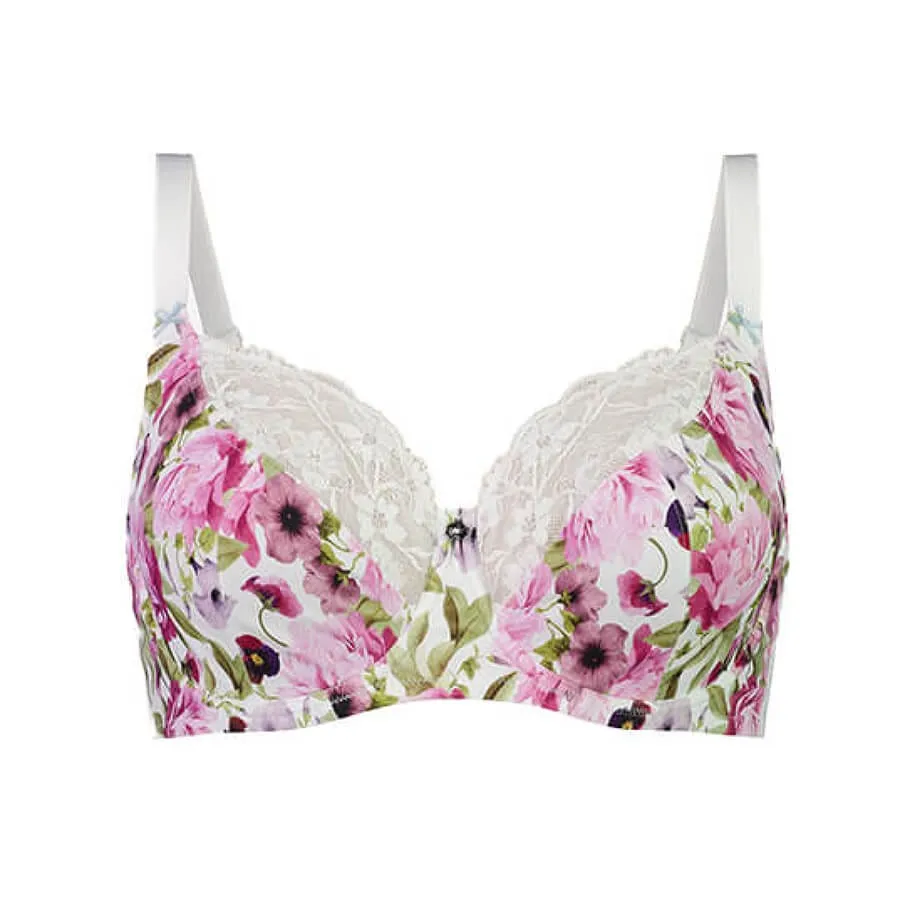 Print Full Cup Bra - Garden Party