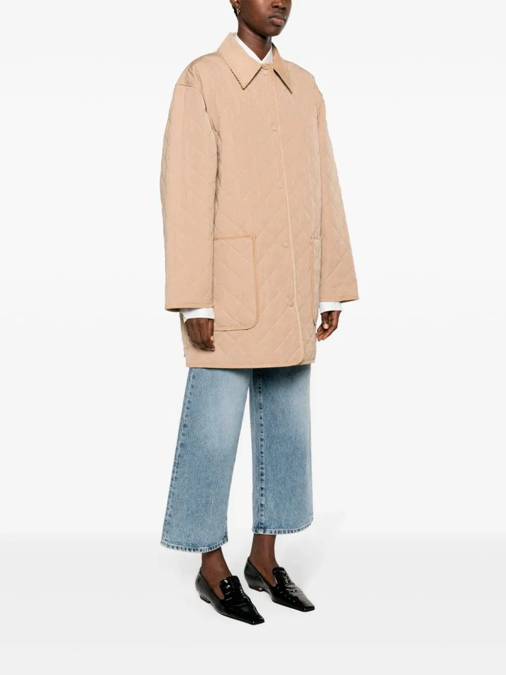 Quilted barn jacket