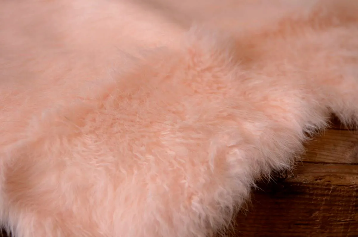 Rabbit Faux Fur - Baby Pink