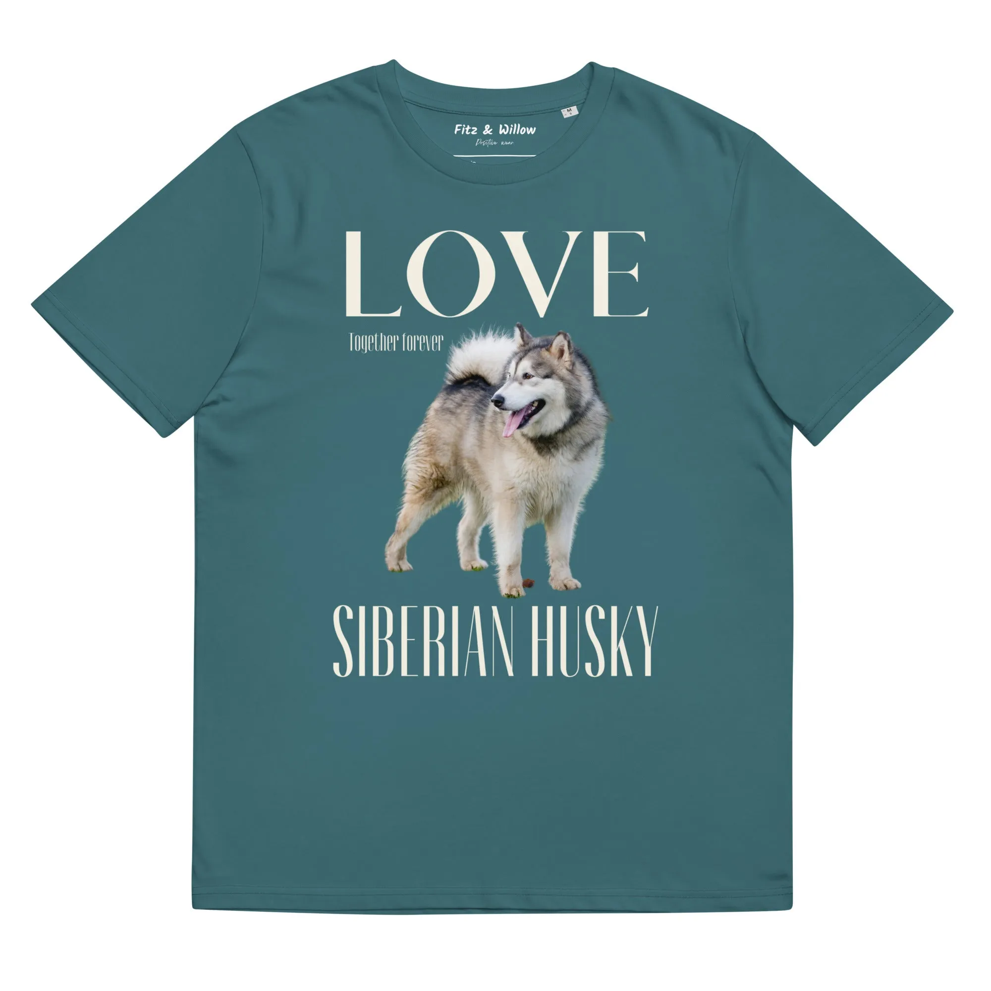 Siberian Husky Lovers organic t-shirt