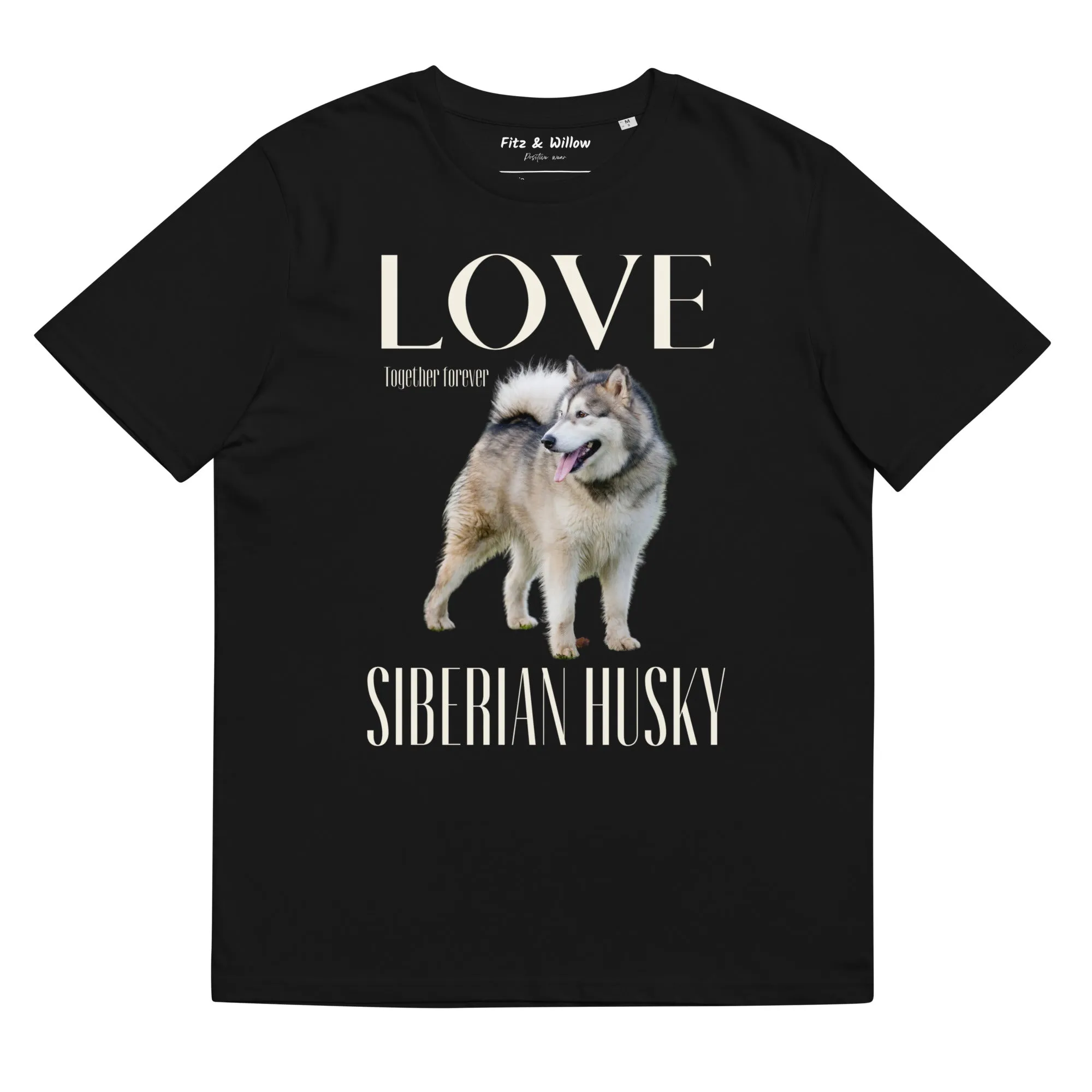 Siberian Husky Lovers organic t-shirt
