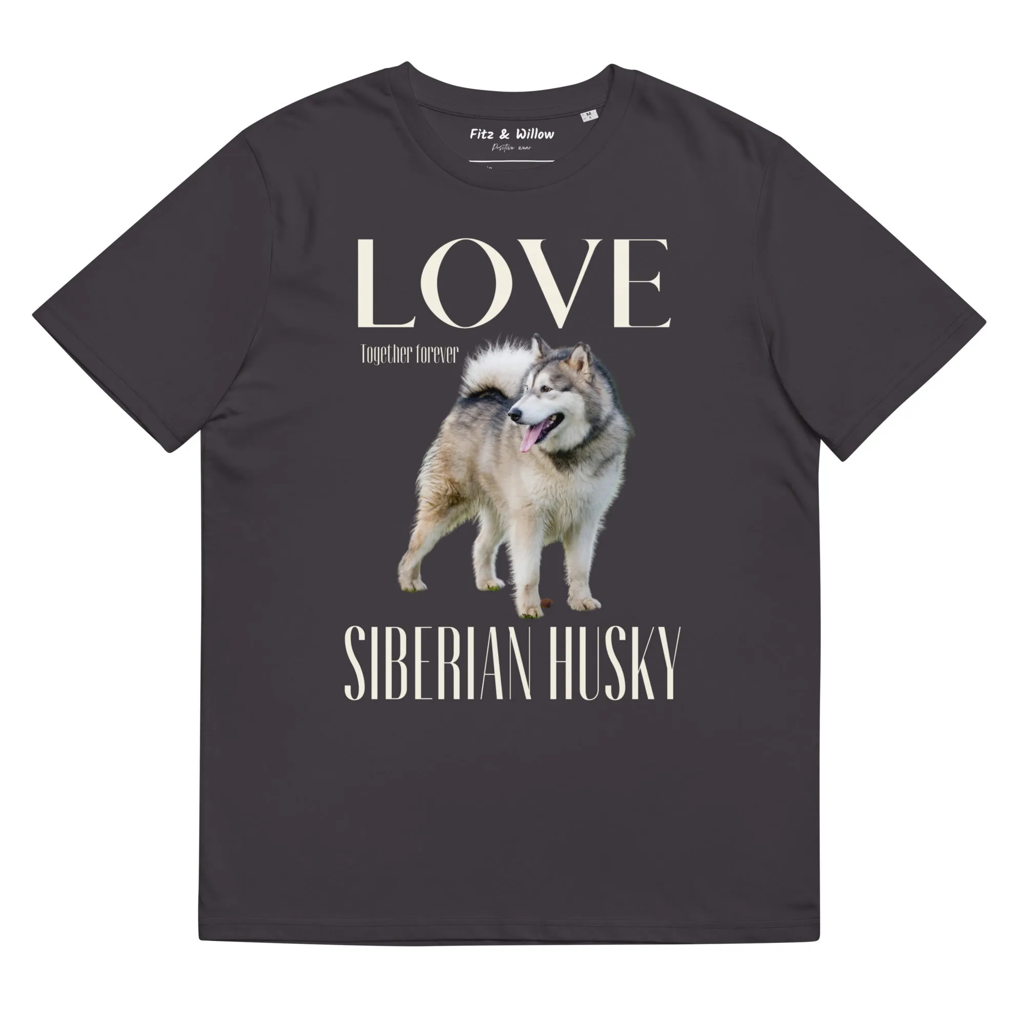 Siberian Husky Lovers organic t-shirt