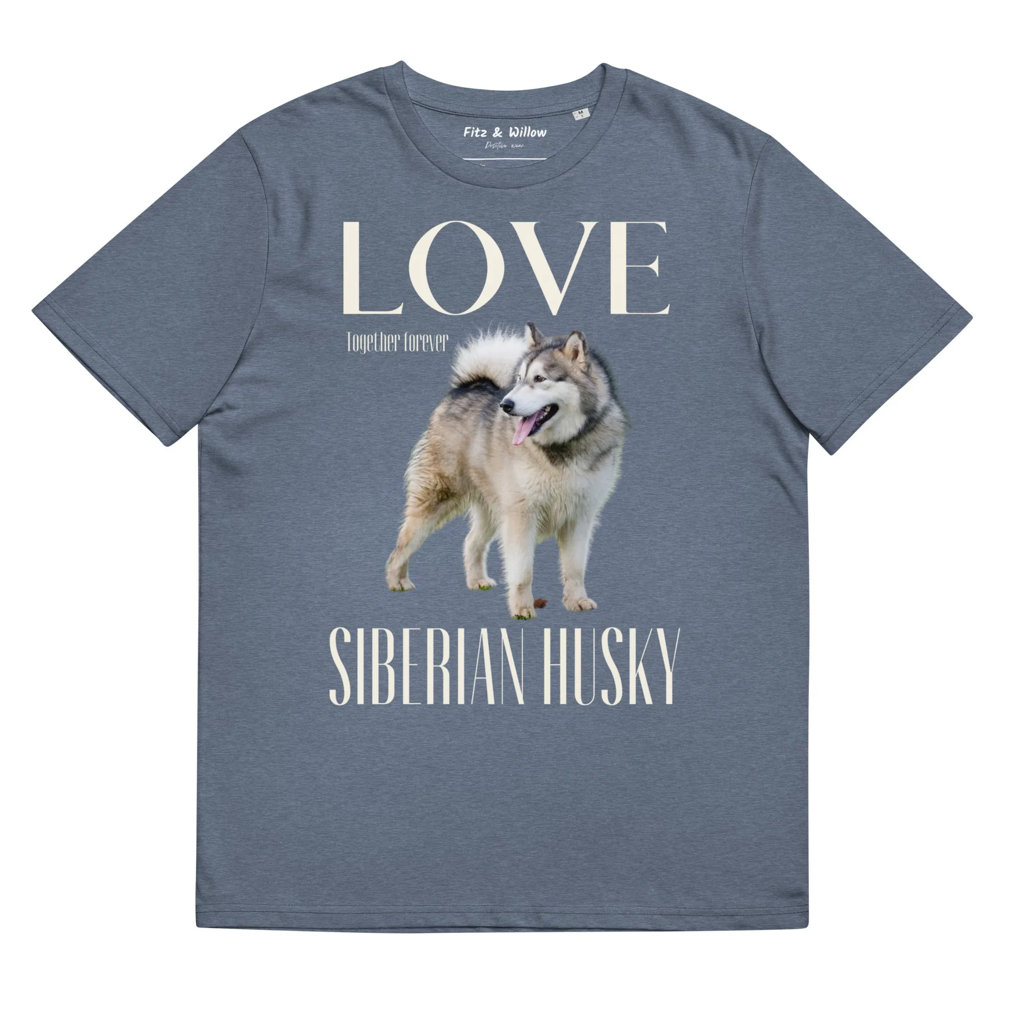Siberian Husky Lovers organic t-shirt