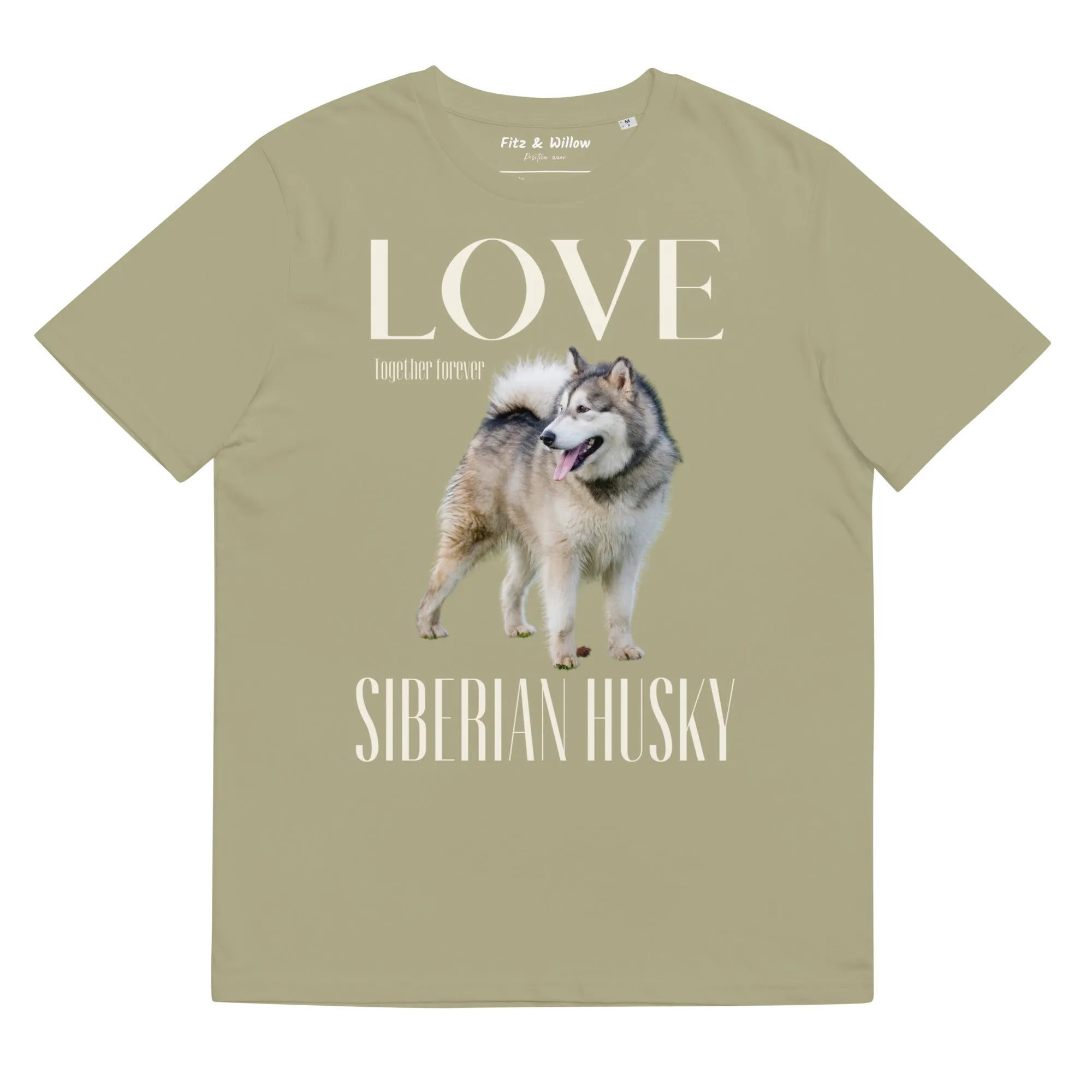 Siberian Husky Lovers organic t-shirt