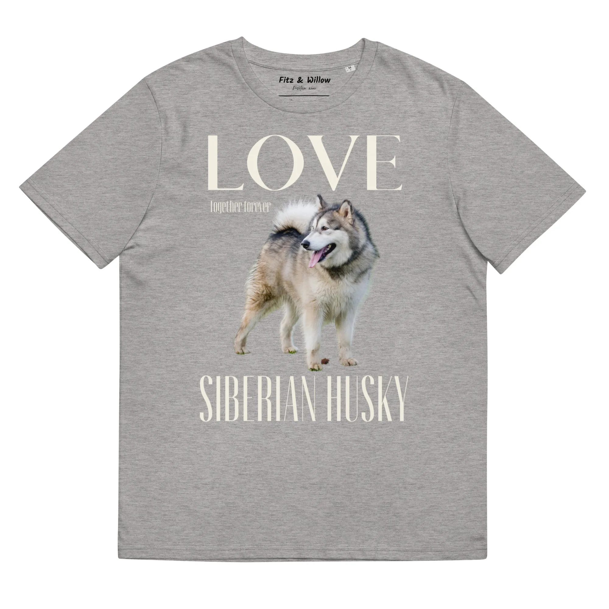 Siberian Husky Lovers organic t-shirt