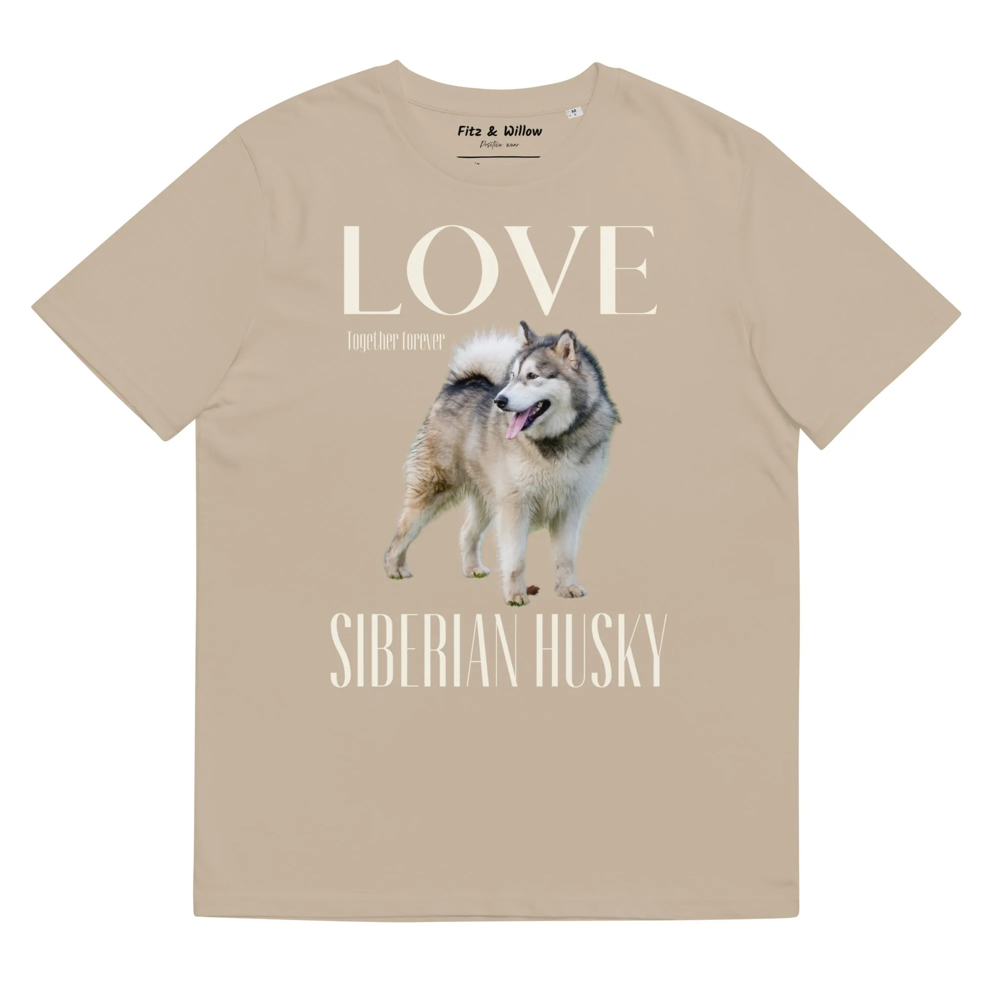 Siberian Husky Lovers organic t-shirt