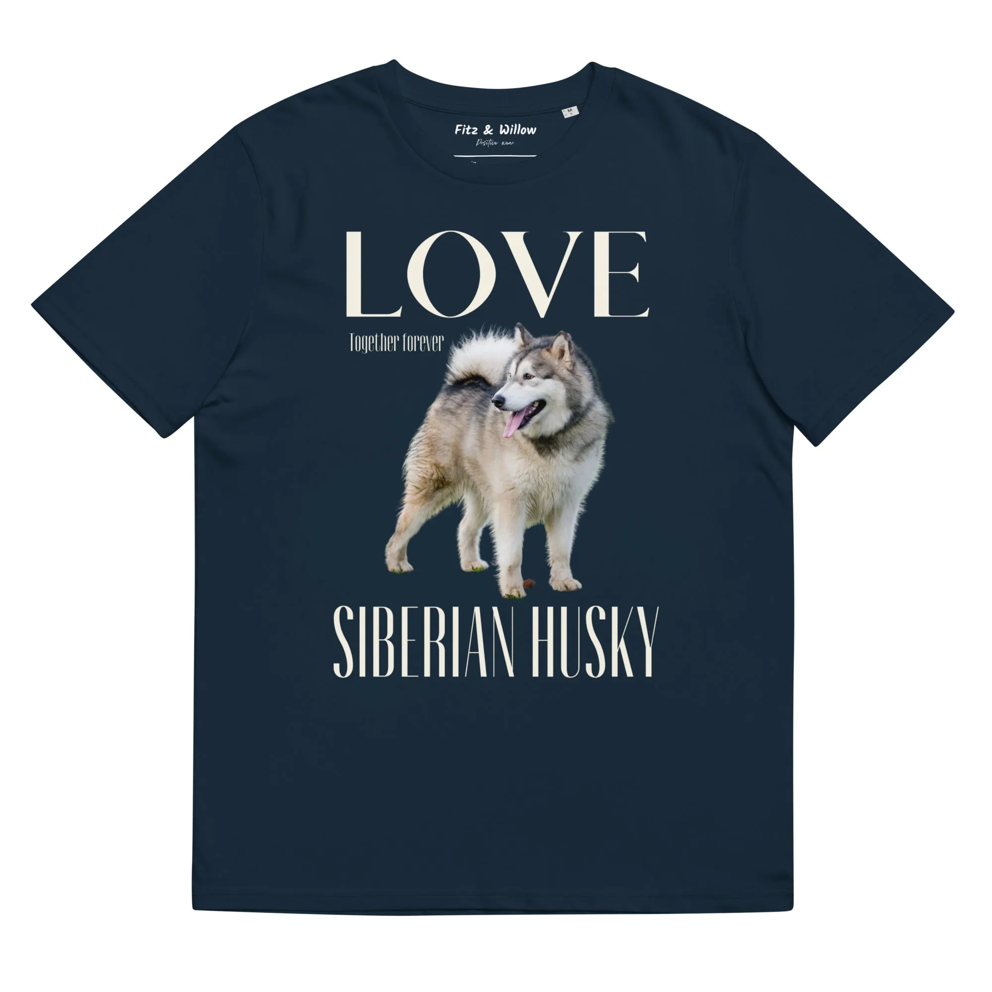 Siberian Husky Lovers organic t-shirt