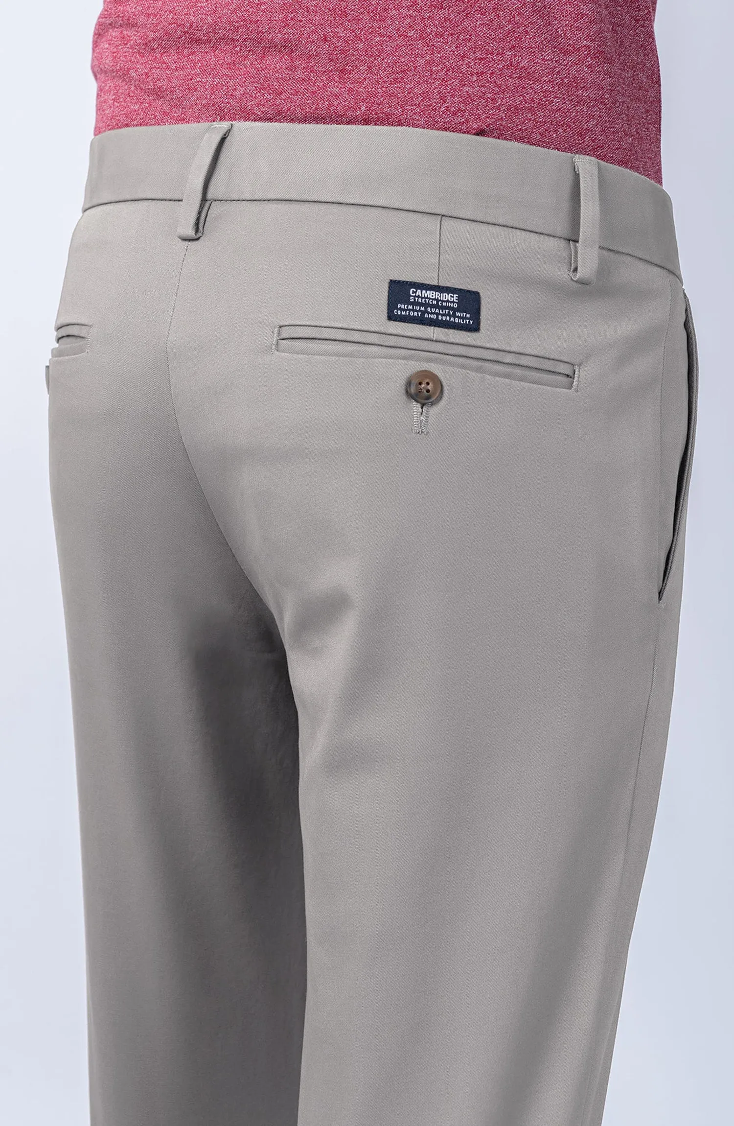 Stretch Chino - Light Grey