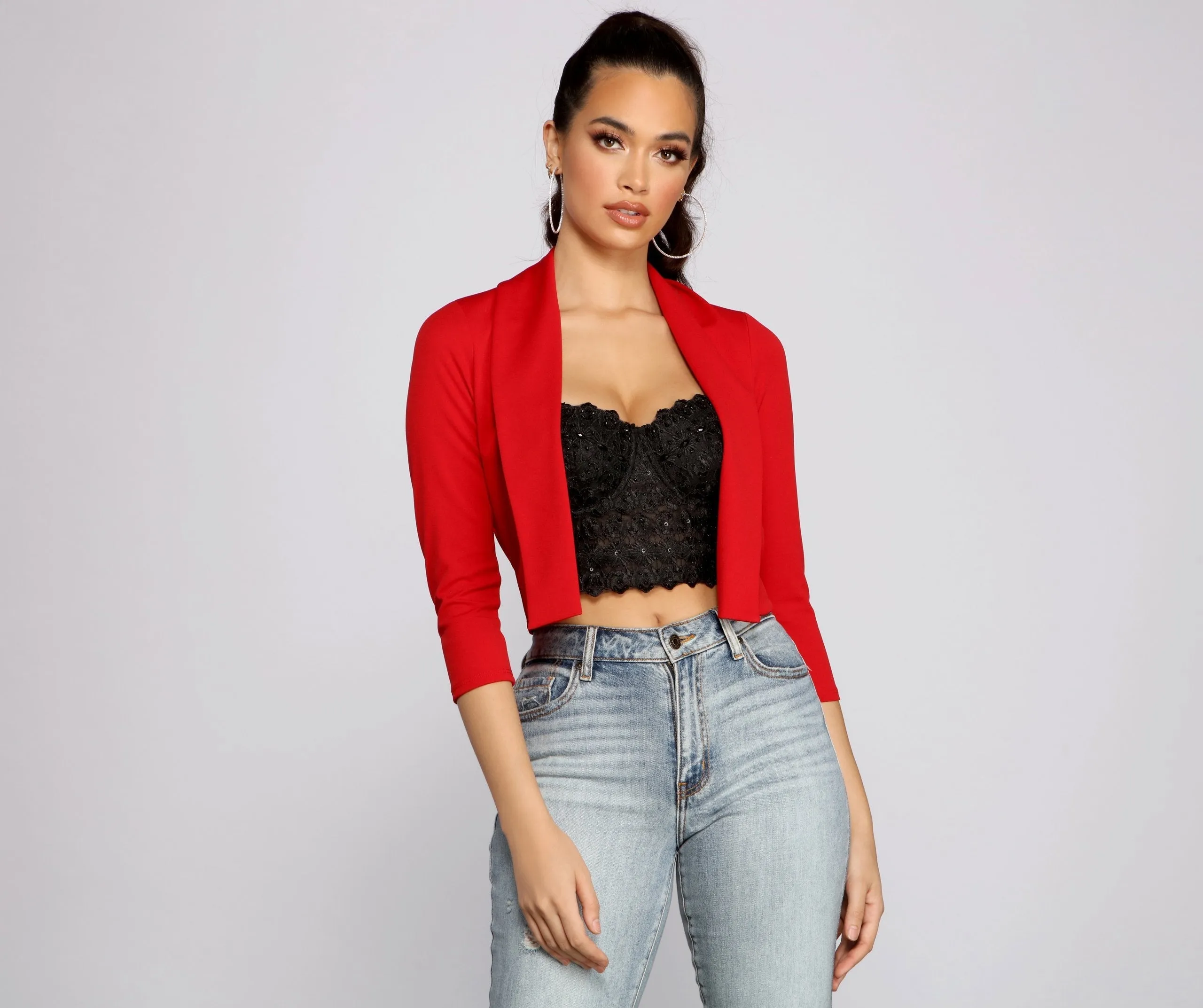 TastyHottie - Chic And Cropped Blazer