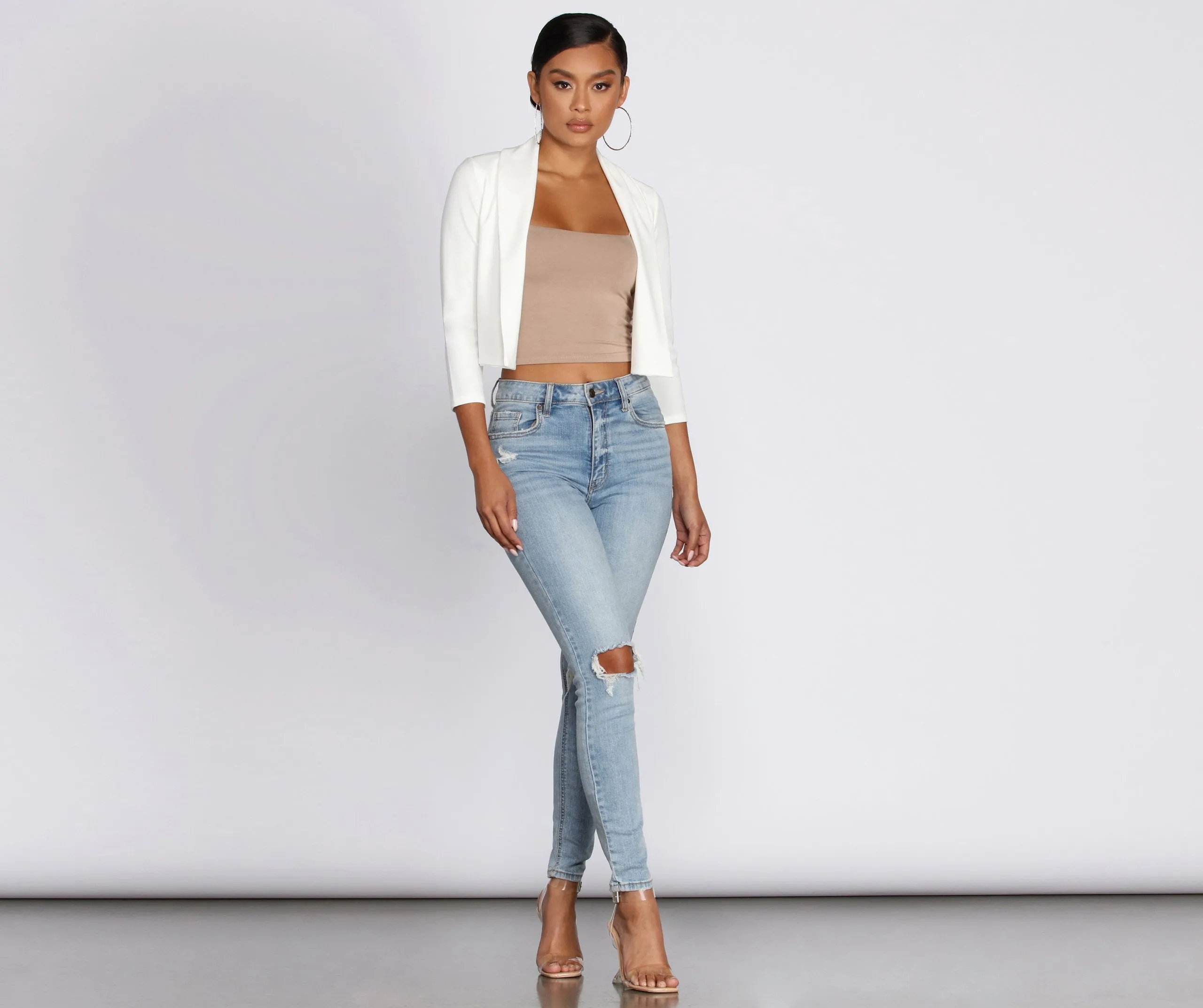 TastyHottie - Chic And Cropped Blazer