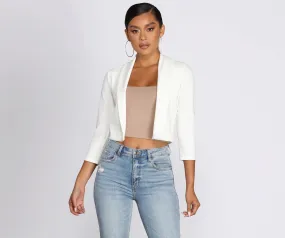 TastyHottie - Chic And Cropped Blazer