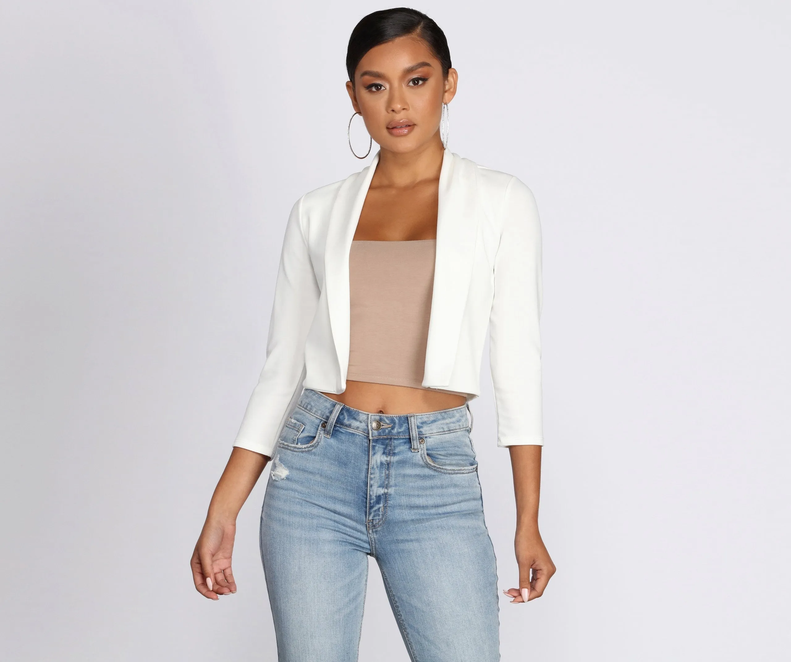 TastyHottie - Chic And Cropped Blazer