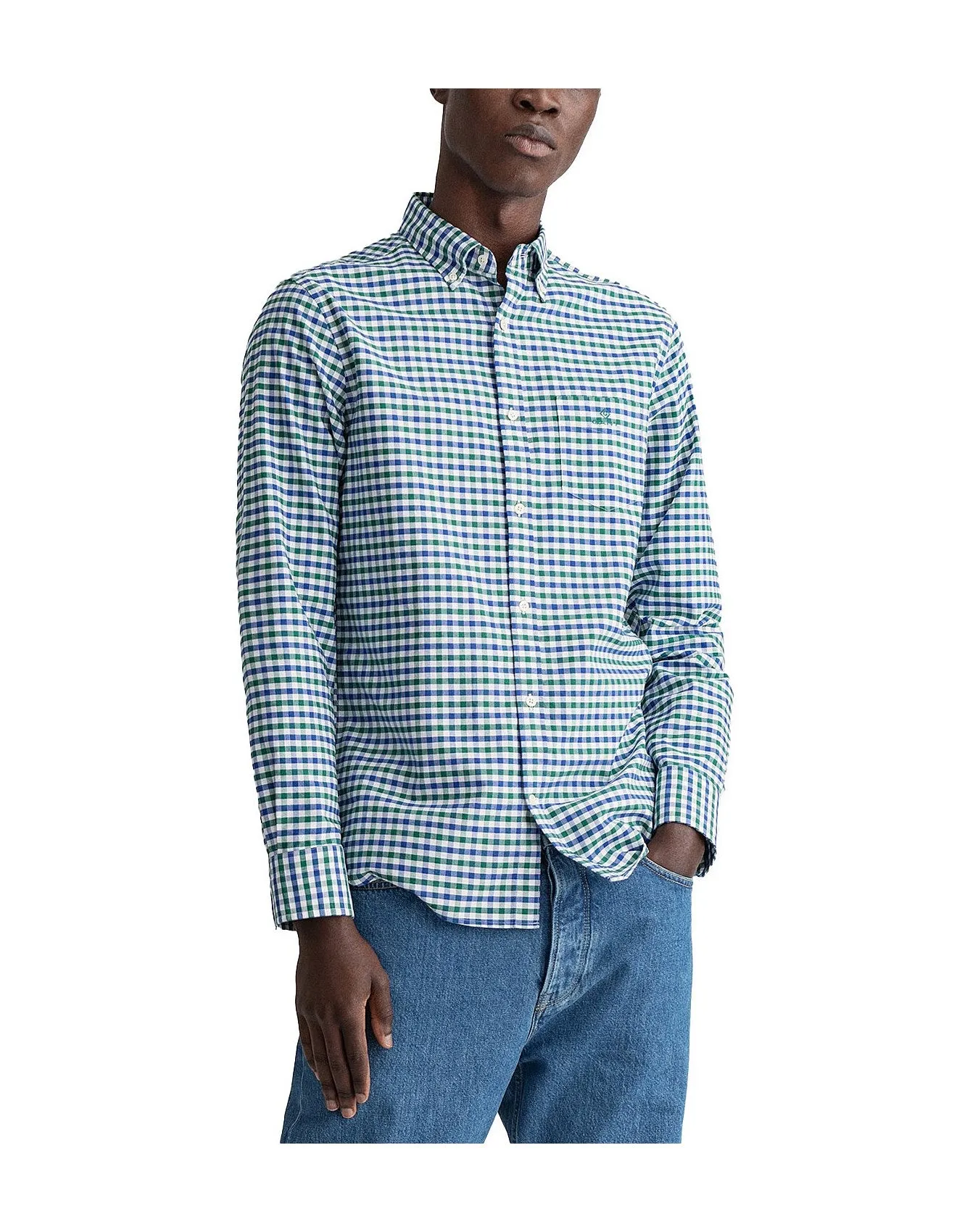 The Oxford Gingham - Ivy Green