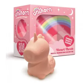 Unihorn Heart Throb - Pink Unicorn Pulsating Clitoral Vibrator