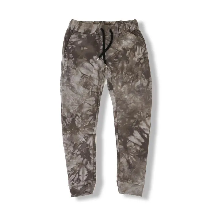 unisex tiedye pants 001 black