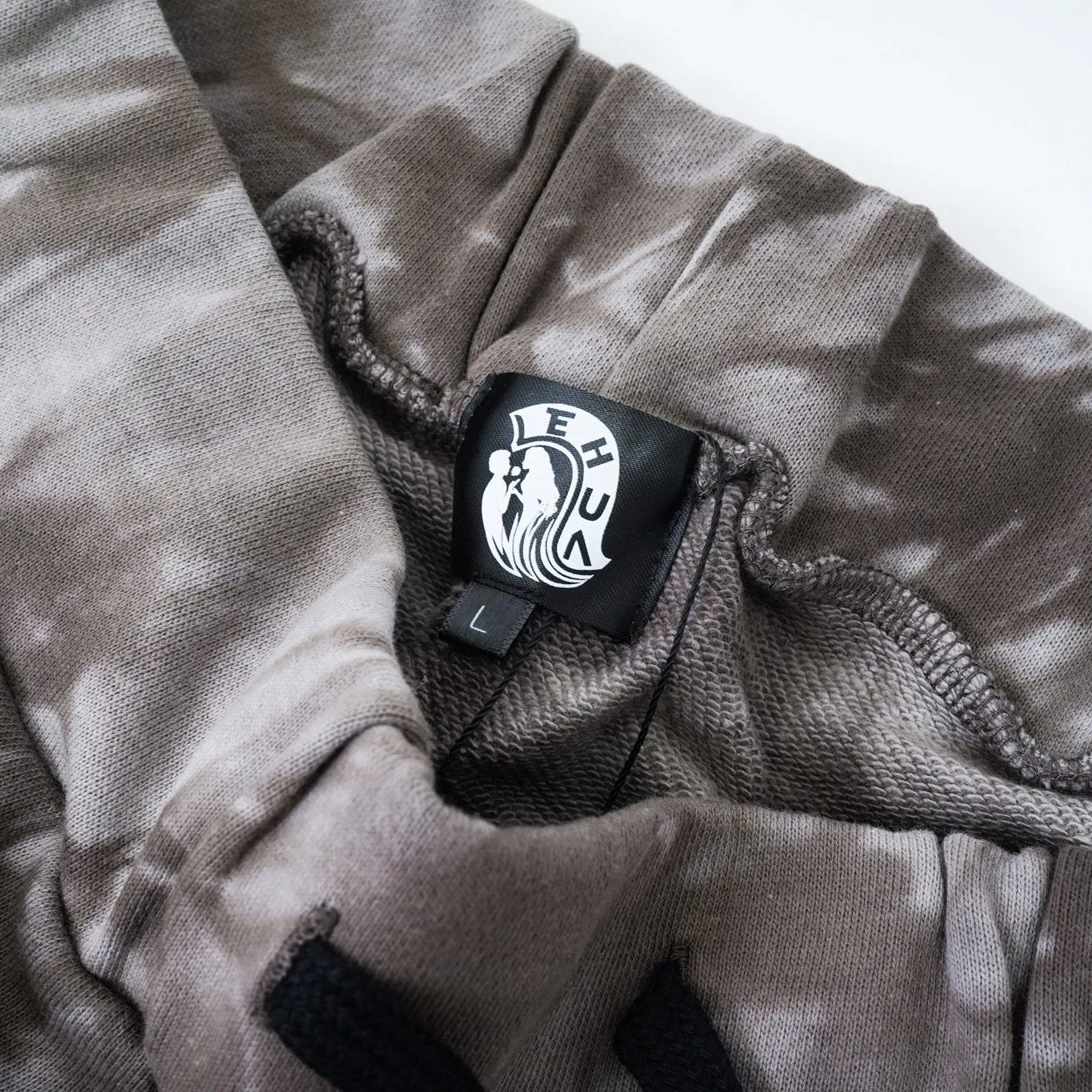 unisex tiedye pants 001 black